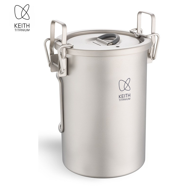 Outdoor Camping Cooking Set - Olla para Arroz KEITH de Titanio