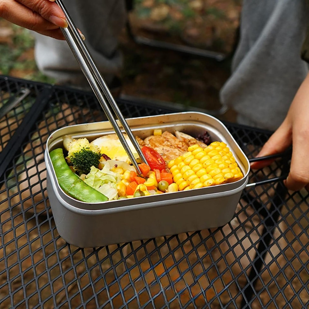 Outdoor Camping Cooking Set - Vajilla ultraligera para acampar, utensilios de