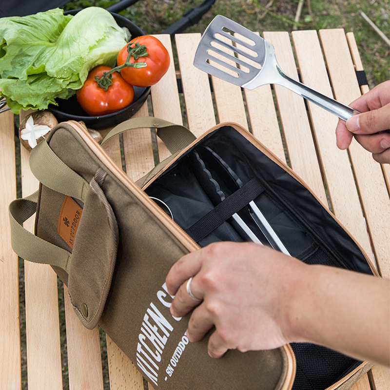 Outdoor Camping Utensils - Juego de Utensilios de Cocina para
