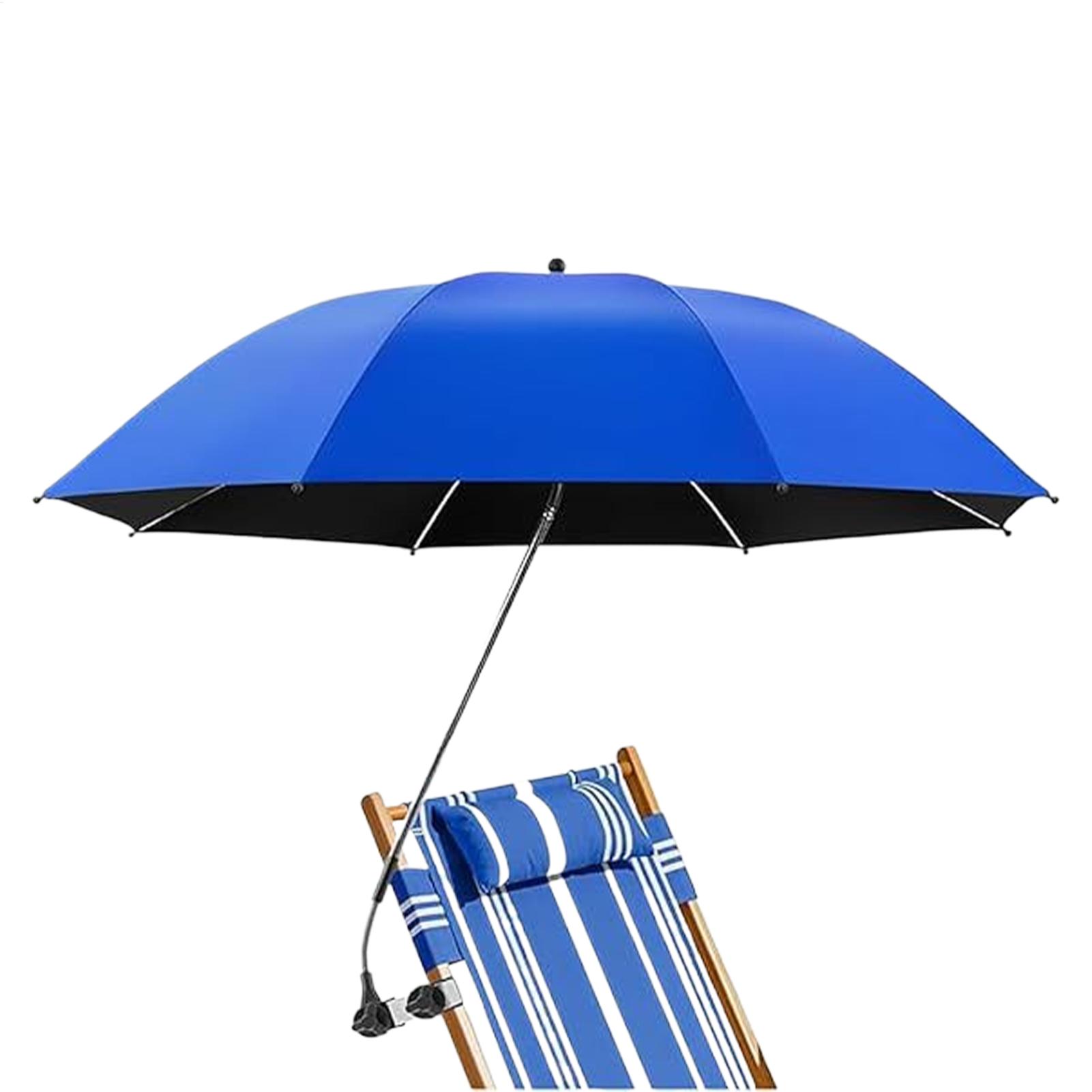Outdoor Camping Canopy - Sombrilla de playa ajustable 360°, sombrilla