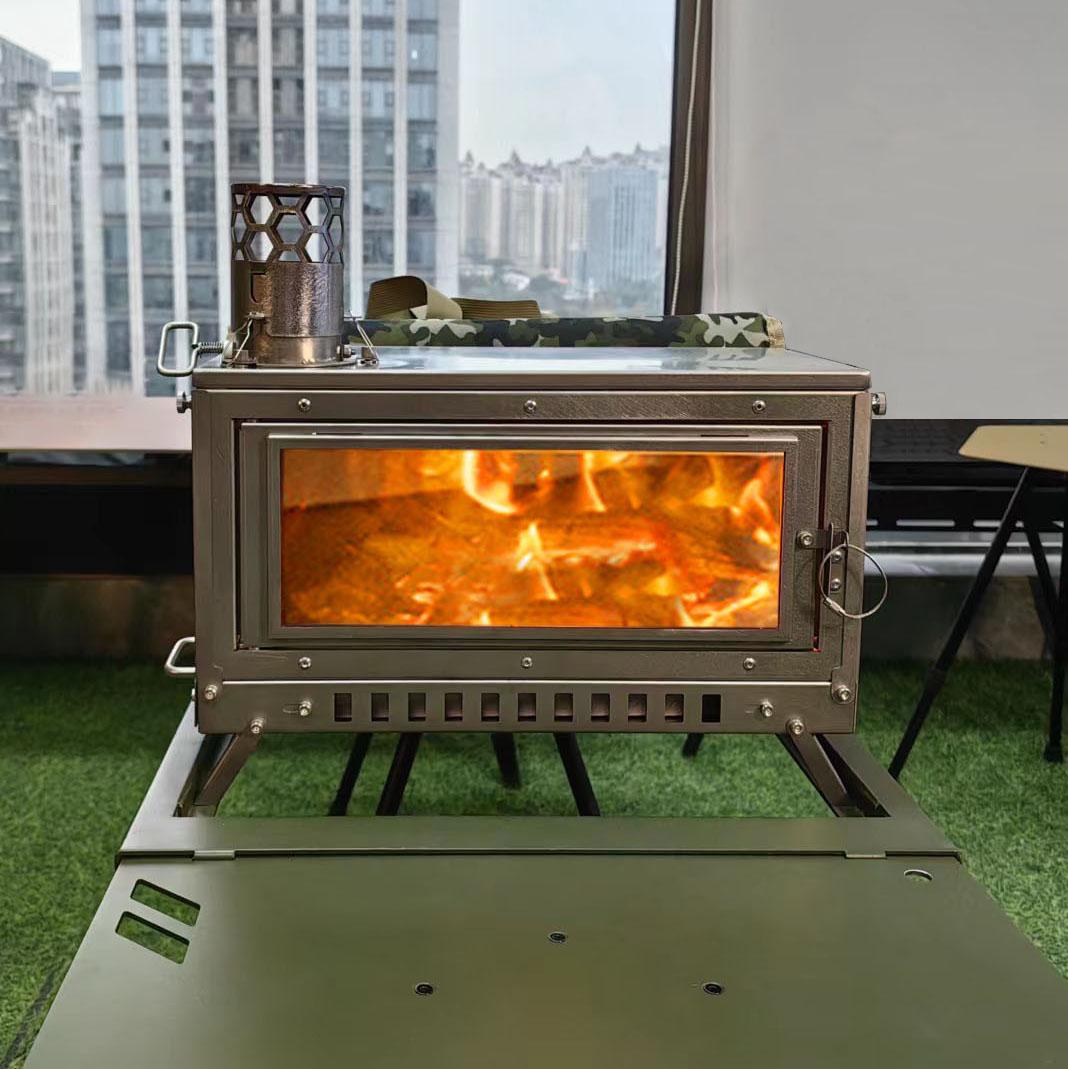 Outdoor Camping Wood Stove - Estufa de leña, estufa de tienda,