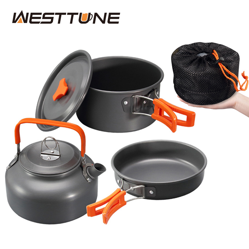 Outdoor Camping Cooking Set - WESTTUNE-Kit de utensilios de cocina para
