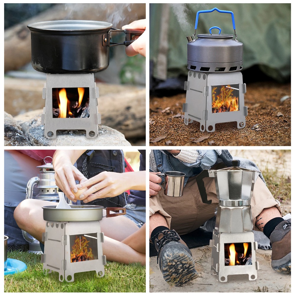 Outdoor Camping Wood Stove - Horno de Camping, estufa de leña,