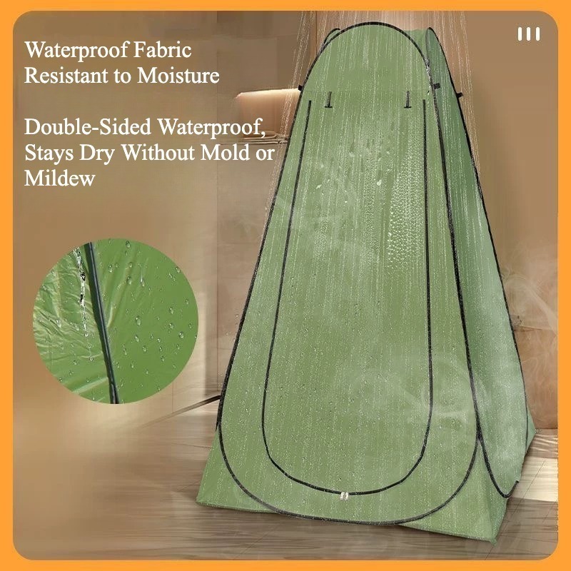 Outdoor Camping Toilet Tent - Carpa de Ducha Portátil Mejorada, 150x150x190cm,