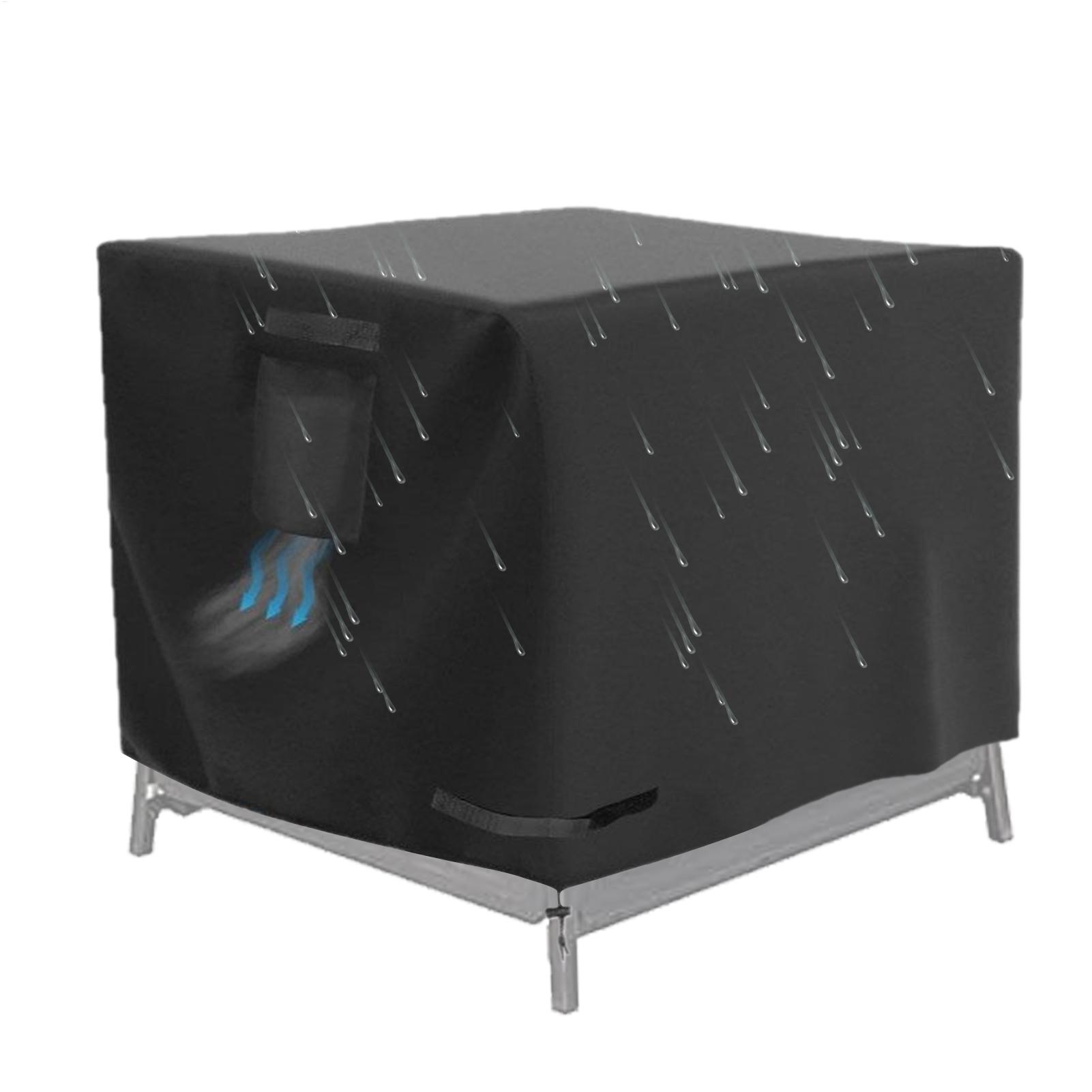 Outdoor Camping Fire Pit - Cubierta para fogones cuadrada, protector impermeable