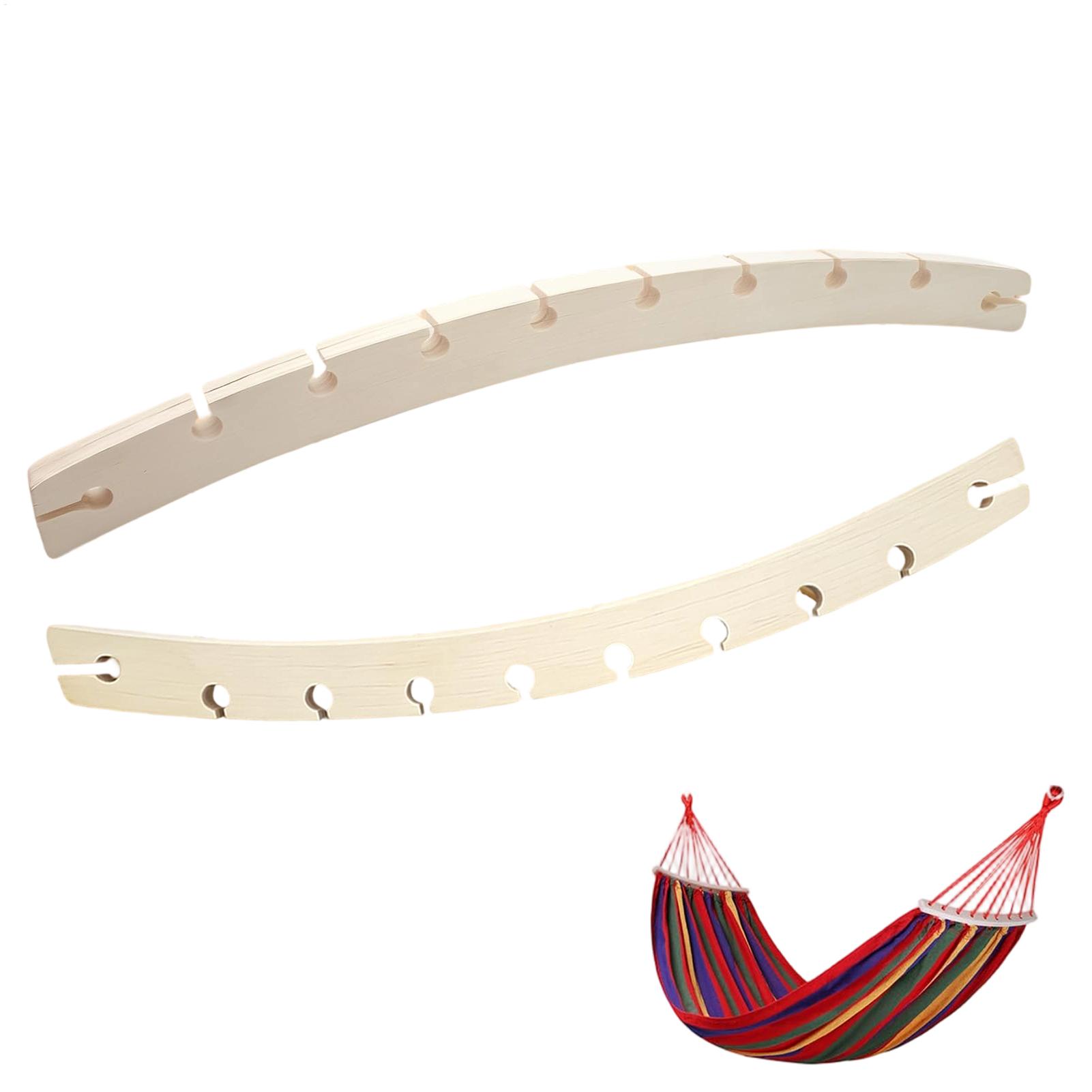 Outdoor Camping Hammock - 2 barras de madera de 10