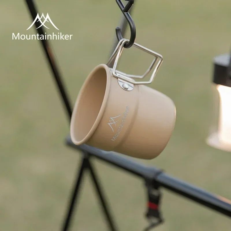 Outdoor Camping Utensils - Taza de aluminio para acampar MOUNTAINHIKER,