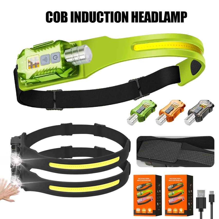 Headlamp - Potente linterna frontal LED, linterna frontal