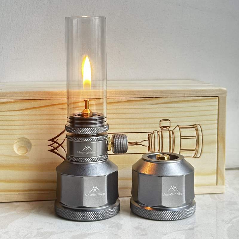 Outdoor Camping Fire Pit - Lámpara de gas para acampar, linterna