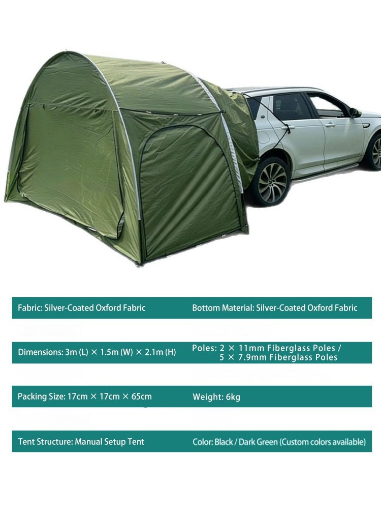 Outdoor Camping Canopy - Carpa Trasera para Coche, para Campamento