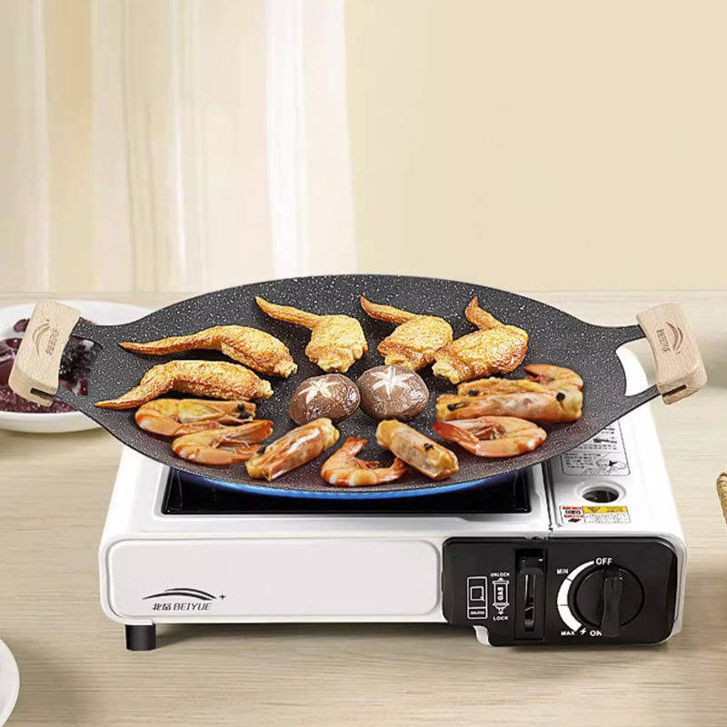 Outdoor Camping Cooking Set - ﻿ Plancha de Barbacoa Portátil de