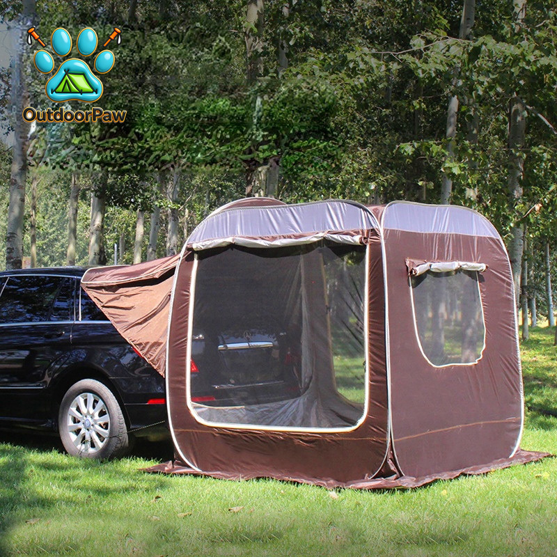 Outdoor Camping Canopy - Toldo Trasero Extensible para Auto, Automático,