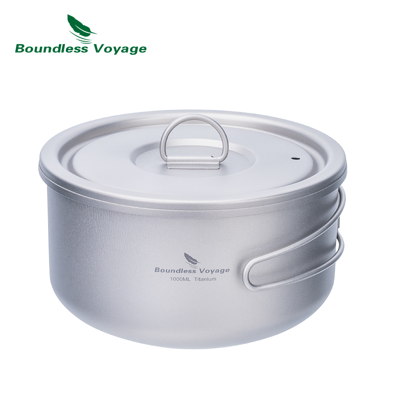 Outdoor Camping Cooking Set - Olla de Camping de titanio Boundless