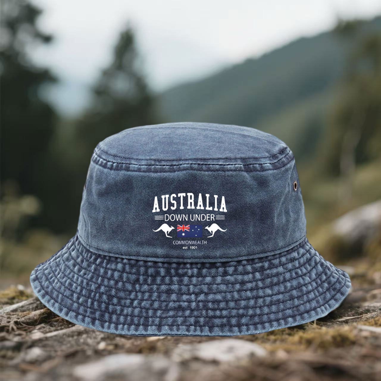 Outdoor Camping Australia - Sombrero tipo pescador unisex con estampado
