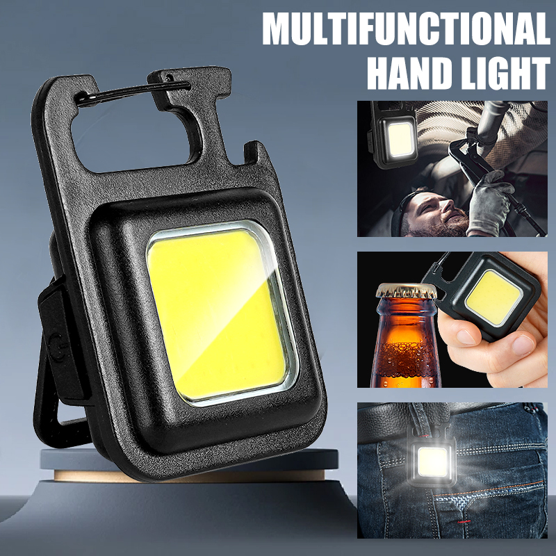 Outdoor Camping Accessories - Mini Linterna COB Súper Brillante, Portátil,