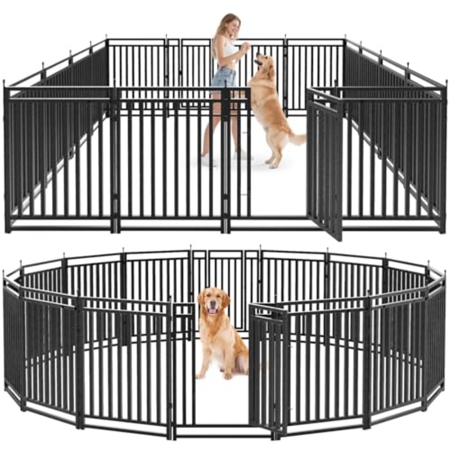 Outdoor Camping Dog Fence - Corral portátil para cachorros y perros