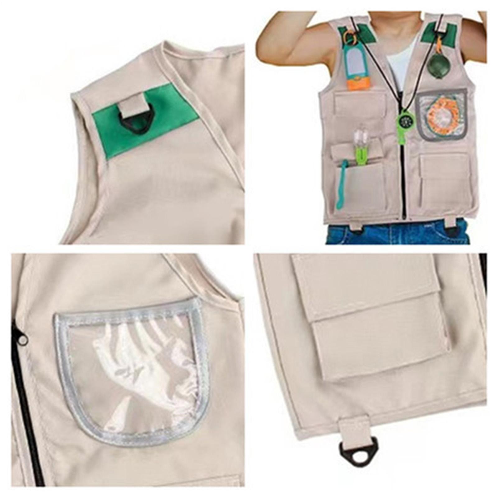 Outdoor Camping Kids Activities - Chaleco de pesca para niños, chaqueta