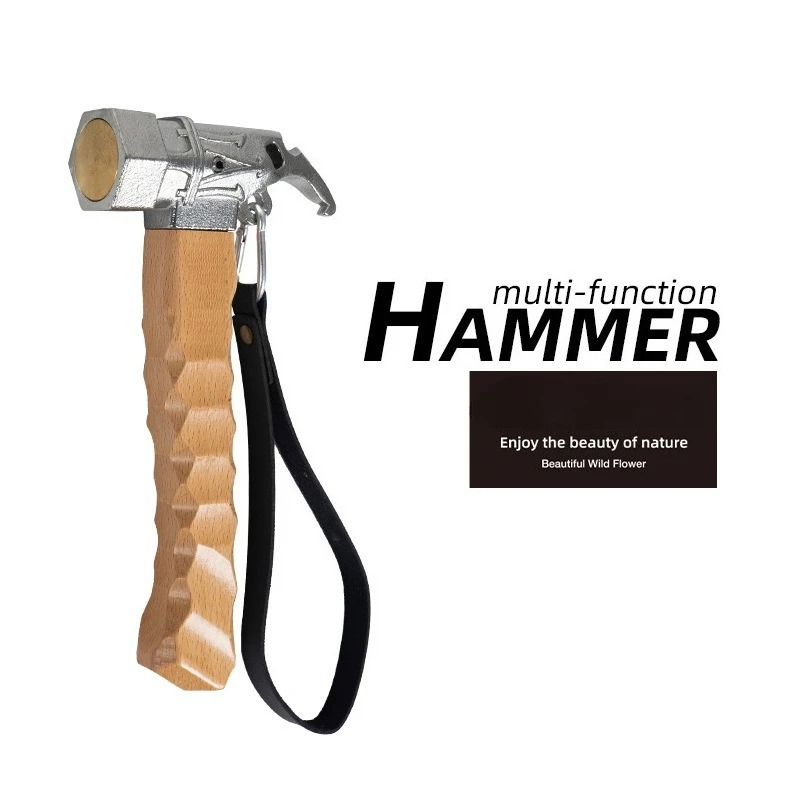 Outdoor Camping Canopy - Martillo para acampar de madera maciza