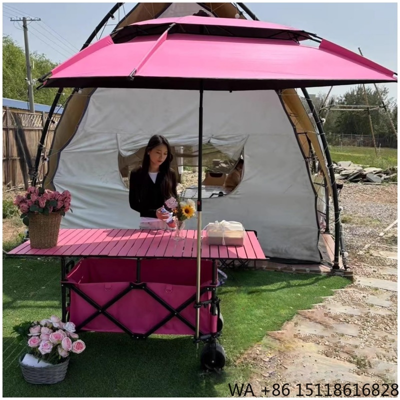 Outdoor Camping Canopy - Carrito Plegable Reforzado de Alta Calidad