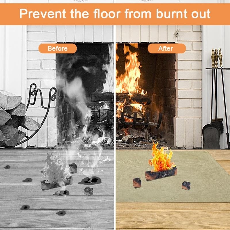 Alfombra ignífuga para acampar - Outdoor Camping Fire Pit reseña y precio