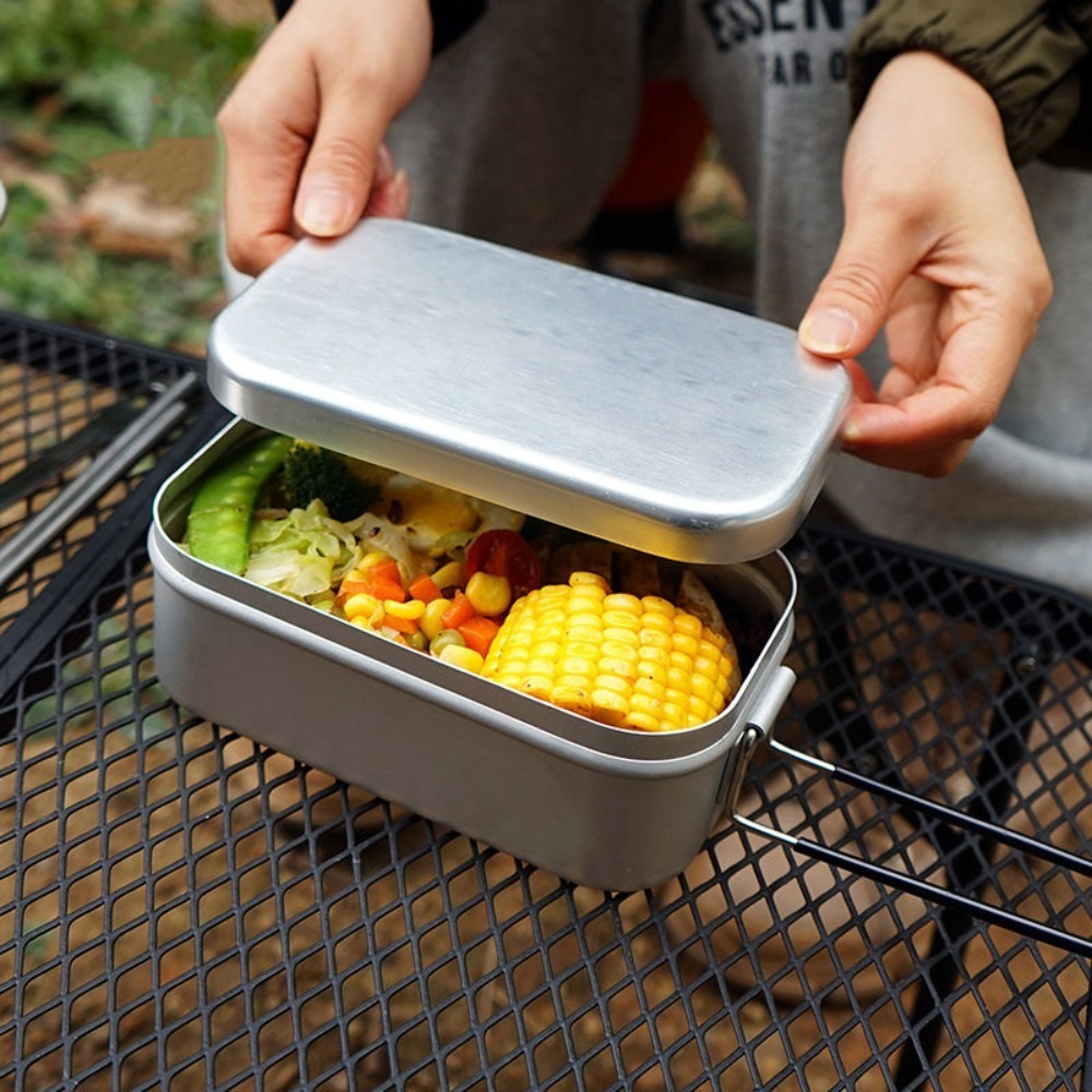 Vajilla ultraligera para acamp - Outdoor Camping Cooking Set reseña y precio