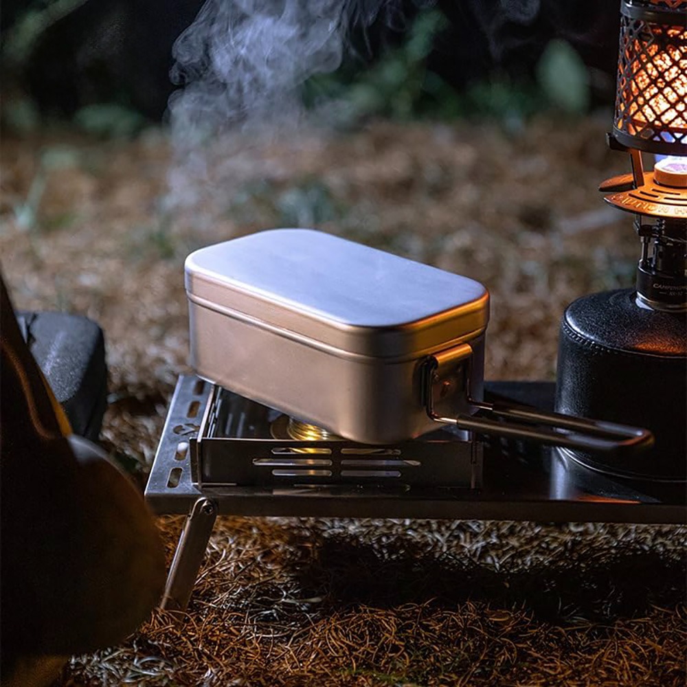 Vajilla ultraligera para acamp - Outdoor Camping Cooking Set reseña y precio