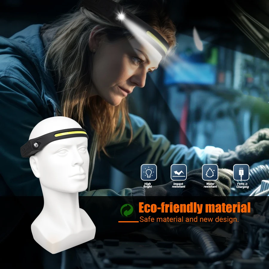 Linterna frontal recargable co - Headlamp reseña y precio