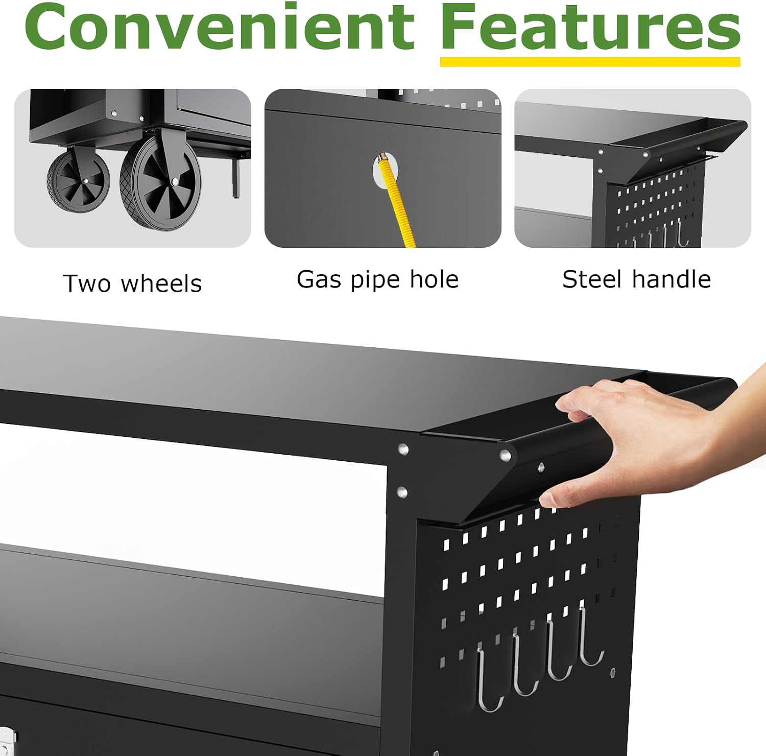 Carrito de parrilla para exter - Outdoor Camping Table reseña y precio