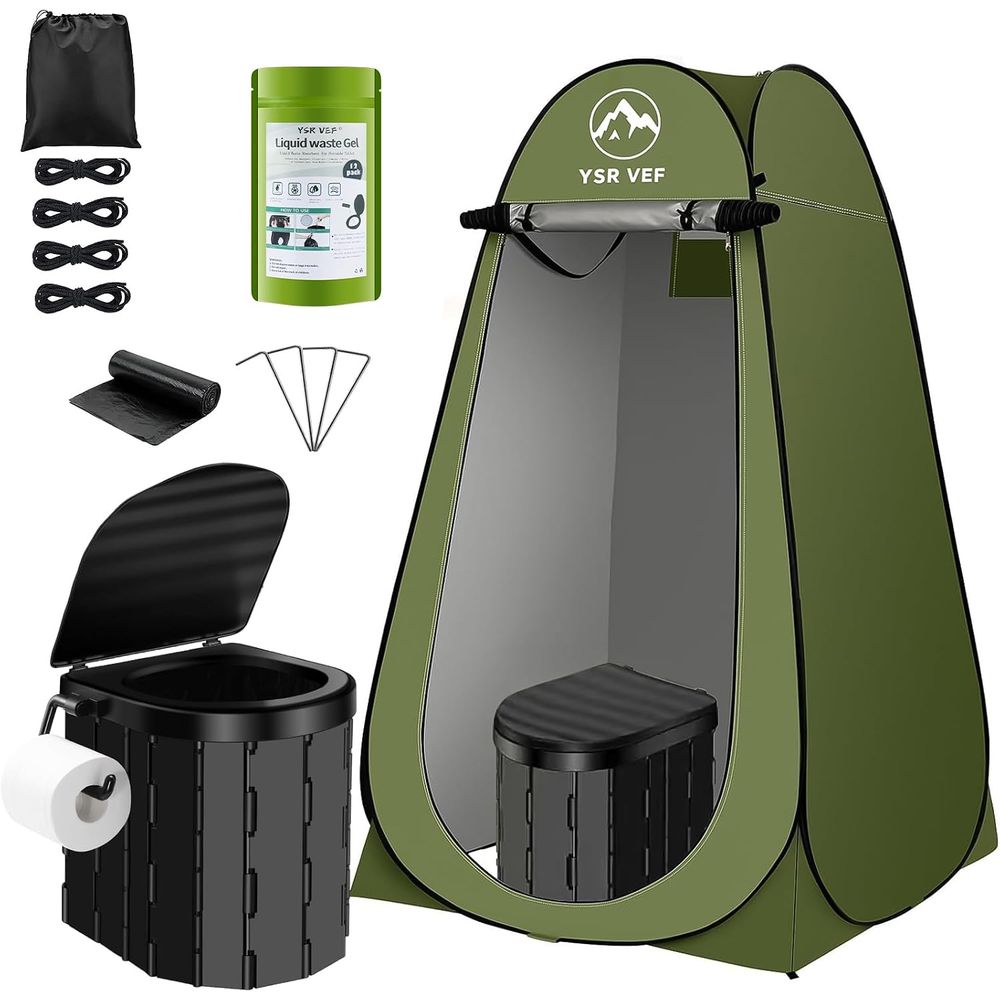 Kit de Inodoro Portátil, Inodo - Outdoor Camping Toilet reseña y precio