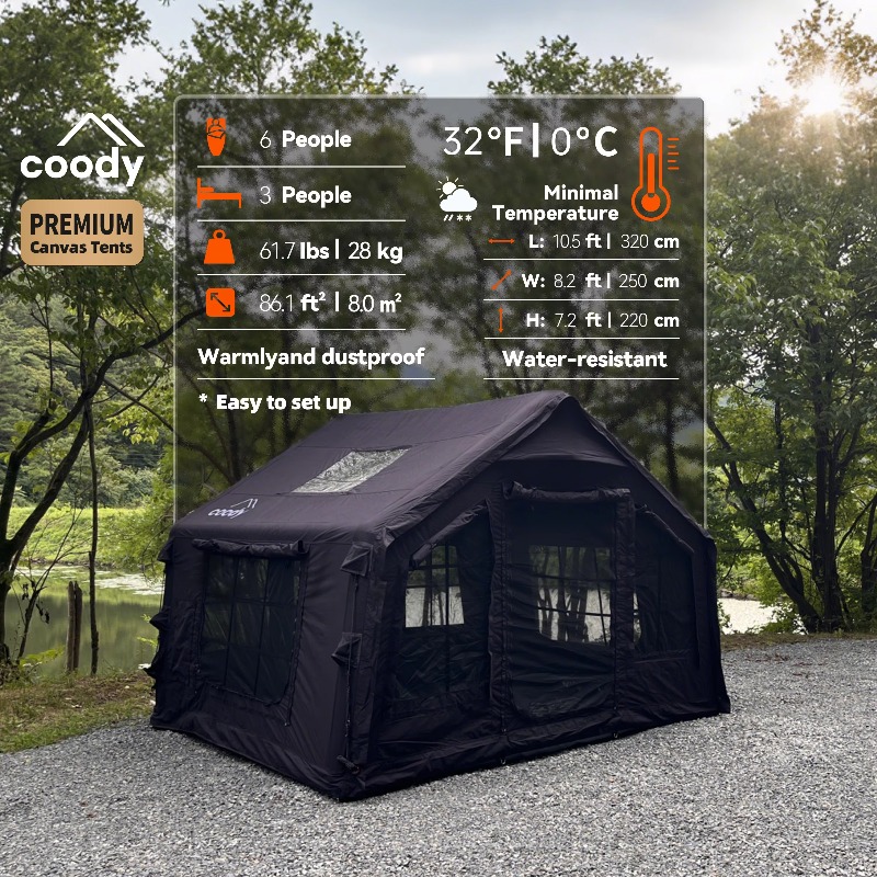 Carpa inflable YTYIN Coody 8.0 - Outdoor Camping And Glamping reseña y precio