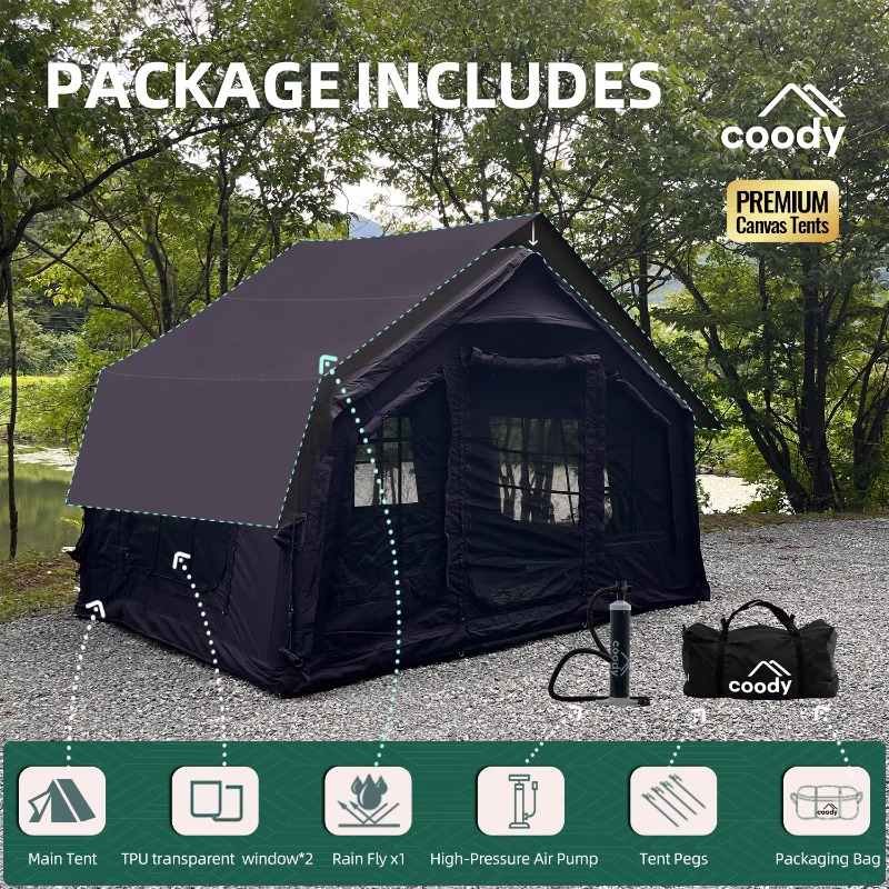 Carpa inflable YTYIN Coody 8.0 - Outdoor Camping And Glamping reseña y precio