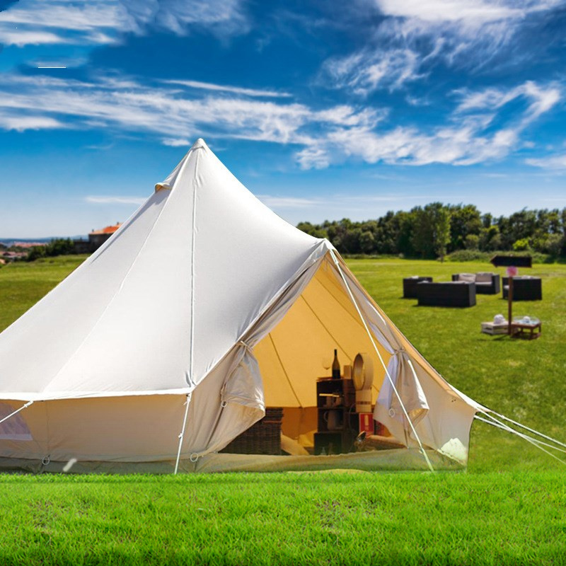 Tienda de campaña de lona tipo - Outdoor Camping And Glamping reseña y precio