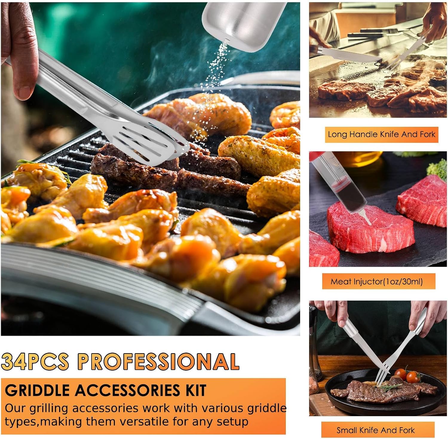 Juego de 34 Utensilios para As - Outdoor Camping Utensils reseña y precio