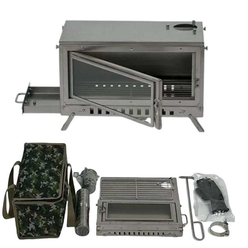 Estufa de leña, estufa de tien - Outdoor Camping Wood Stove reseña y precio