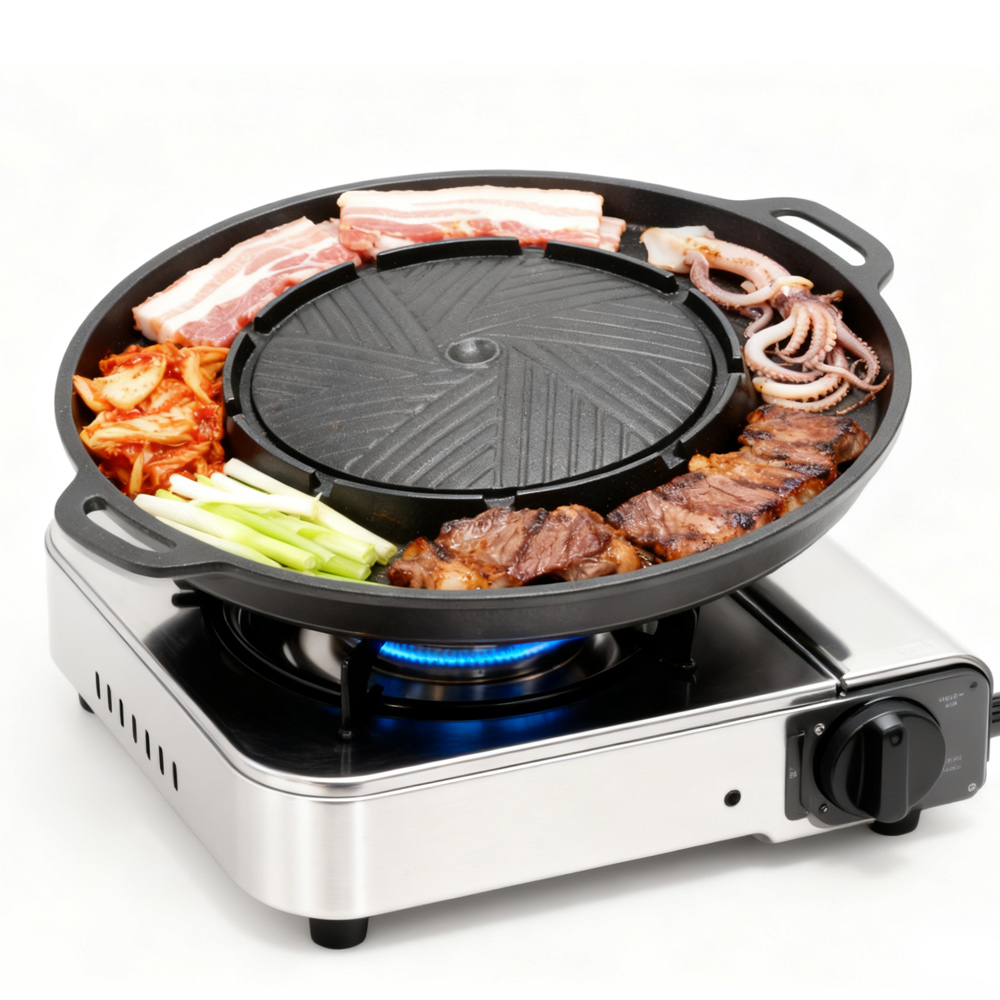 KOSUN Sartén para parrilla de  - Outdoor Camping Cooking Set reseña y precio