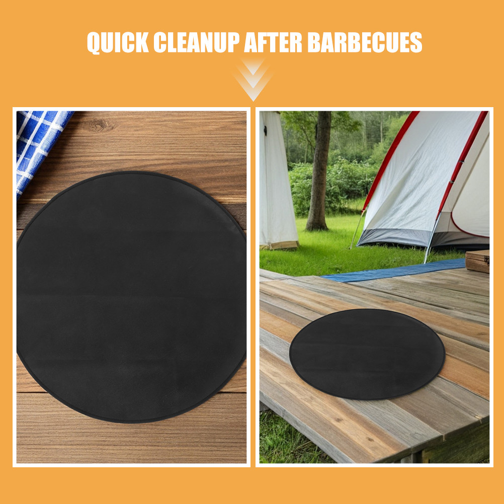 Alfombrilla Redonda Resistente - Outdoor Camping Fire Pit reseña y precio
