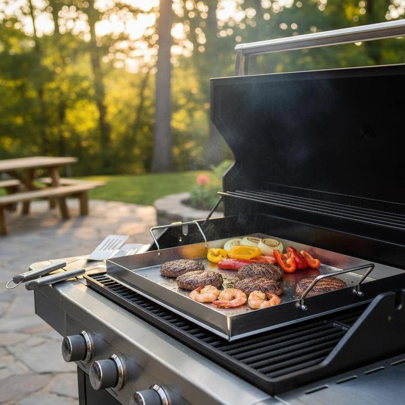 Plancha universal de superfici - Outdoor Camping Cooking Set reseña y precio
