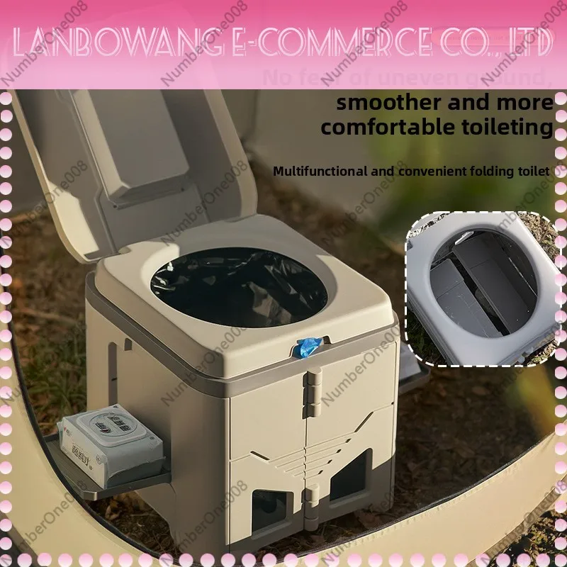 Inodoro Portátil Plegable, Res - Outdoor Camping Toilet reseña y precio