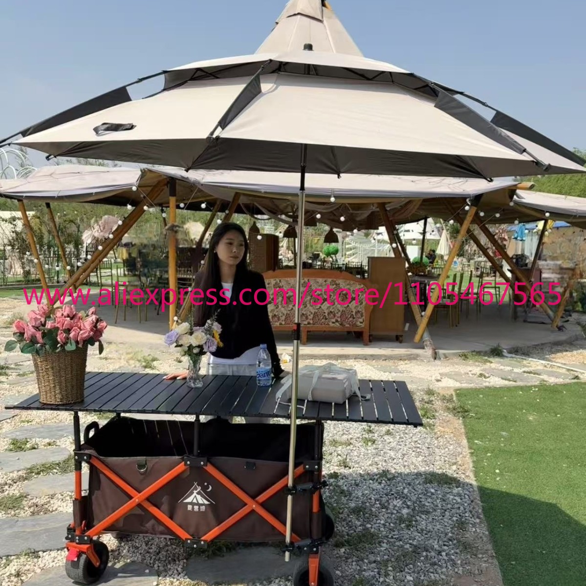 1 unidad de carrito plegable g - Outdoor Camping Table reseña y precio