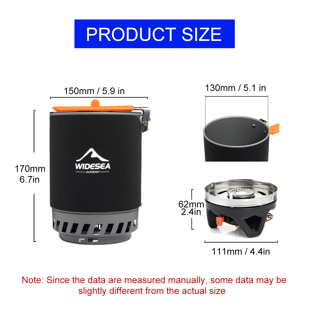 Widesea-sistema de cocina para - Outdoor Camping Cooking Set reseña y precio