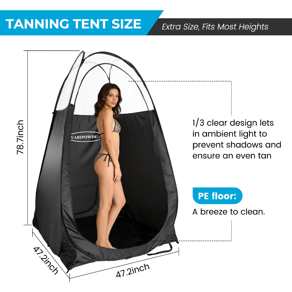Carpa Negra Portátil para Bron - Outdoor Camping Toilet Tent reseña y precio