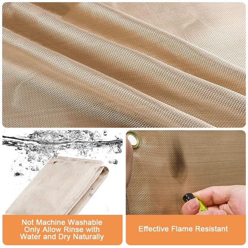 Alfombra Ignífuga para Acampar - Outdoor Camping Fire Pit reseña y precio