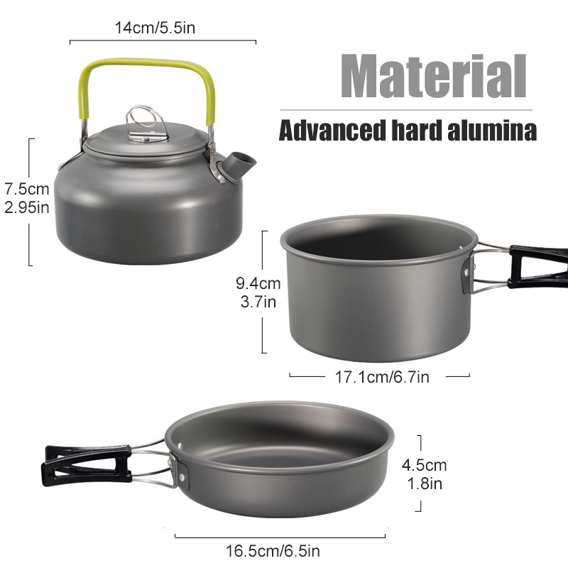 WESTTUNE-Kit de utensilios de  - Outdoor Camping Cooking Set reseña y precio