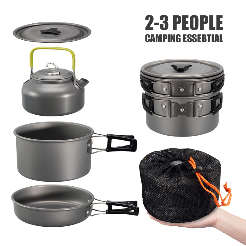 WESTTUNE-Kit de utensilios de  - Outdoor Camping Cooking Set reseña y precio