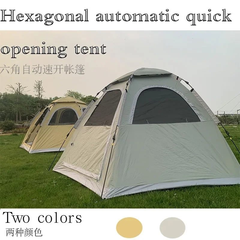 Carpa portátil de doble capa p - Outdoor Camping Canopy reseña y precio