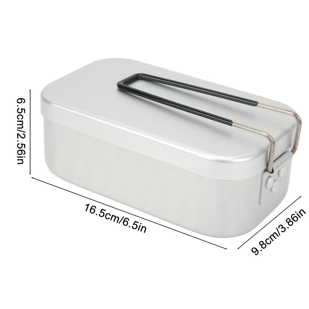 Fiambreras de aluminio de 800M - Outdoor Camping Cooking Set reseña y precio