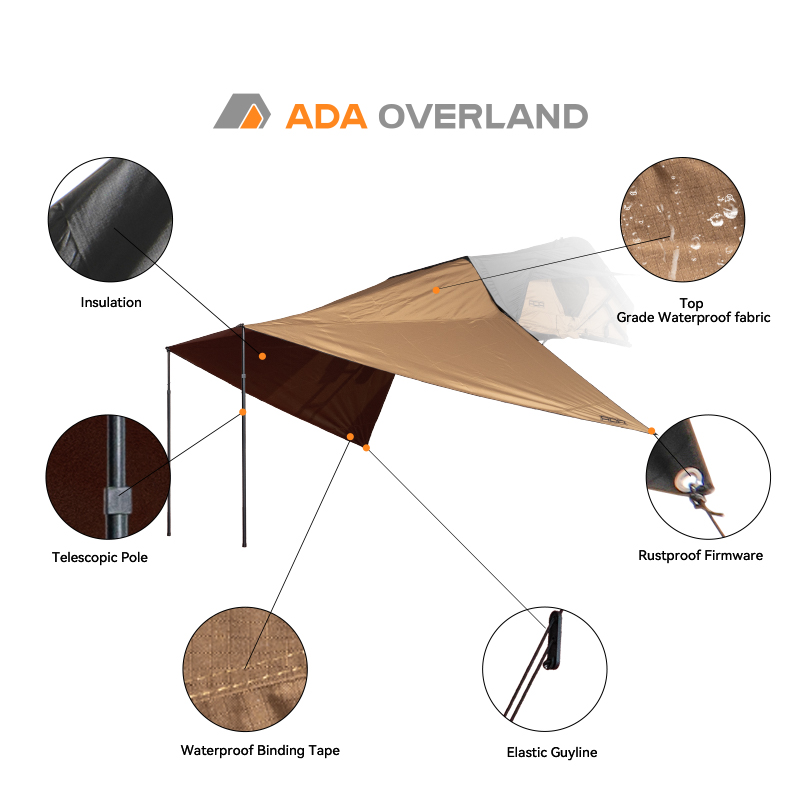Toldo Impermeable de Oxford pa - Outdoor Camping Canopy reseña y precio