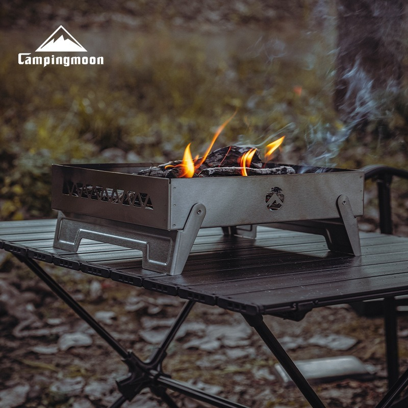 CAMPINGMOON MT-6-LT, Mesa de A - Outdoor Camping Fire Pit reseña y precio