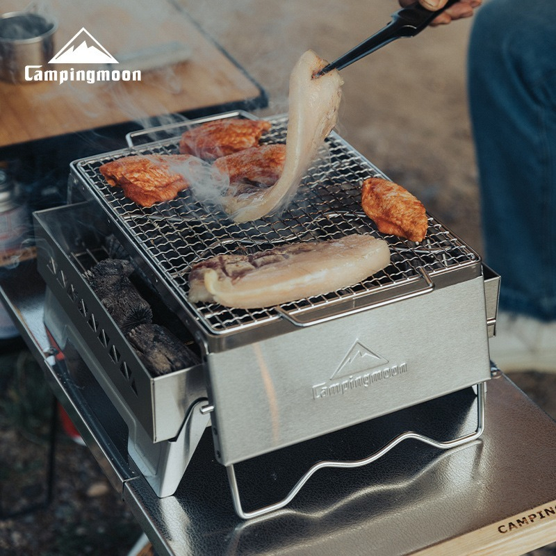 CAMPINGMOON MT-6-LT, Mesa de A - Outdoor Camping Fire Pit reseña y precio