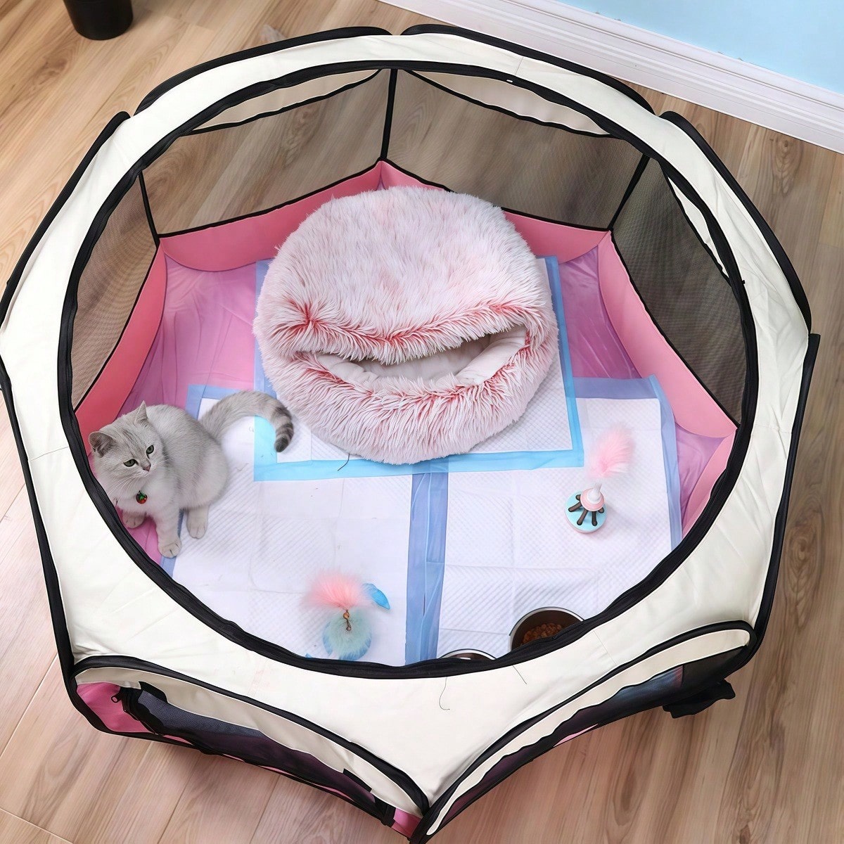 Corral Plegable Octagonal para - Outdoor Camping Dog Fence reseña y precio
